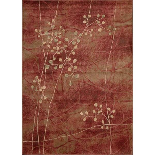 Nourison Somerset Area Rug Collection Flame 3 Ft 6 In. X 5 Ft 6 In. Rectangle 99446047984